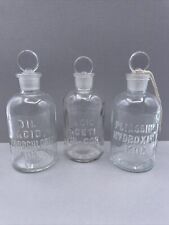 apothecary bottle glass stopper for sale  Green Bay