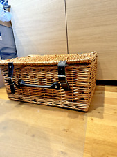 Used, Small Sized Wicker Picnic Day Basket for sale  Shipping to South Africa