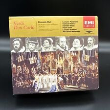 Verdi DON CARLO Muti Pavarotti Ramey Dessi Coni [EMI 3 CD Box Set] CDs are NM for sale  Shipping to South Africa