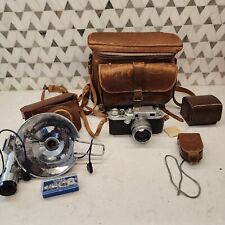 Vintage Canon  EP Rangefinder 35 mm Film Camera w/Leather Case Japan. Untested.  for sale  Shipping to South Africa