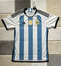 NOVA Camisa Oficial Adidas 3 Estrelas Argentina Casa Vencedores da Copa do Mundo 2022. Grande, usado comprar usado  Enviando para Brazil