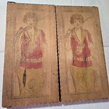 1920 pyrography wood for sale  Holgate