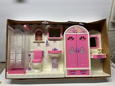 Vintage Goldlok Toys Barbie Size Bathroom Vanity Sweet Home Accessories  for sale  Shipping to South Africa