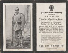 Sterbebild mai 1918 gebraucht kaufen  Schönberg