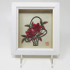 Framed silk roses for sale  Oroville