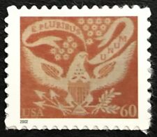 2002 Scott #3646 - 60¢ - COVERLET EAGLE - Selo único - Estado perfeito, sem marca de charneira comprar usado  Enviando para Brazil