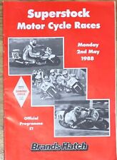 Official programme 1988.mcn for sale  RUSHDEN
