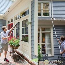 DocaPole Window Washing Kit with 5-12 ft Telescoping Extension Pole (20+ Foot Re, used for sale  Shipping to South Africa