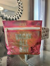 Bolsa de viagem maquiagem cosmética praia o dia todo Victoria’s Secret rosa Vacay  comprar usado  Enviando para Brazil