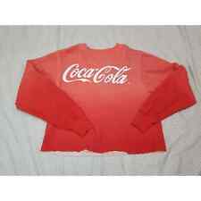 Moletom Coca-Cola Logo Vermelho Ombre Cropped Manga Longa Tamanho XS comprar usado  Enviando para Brazil