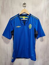 Suecia 2004 2005 2006 visitante Talla L Umbro camiseta fútbol kit DE COLECCIÓN segunda mano  Embacar hacia Argentina