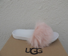 Chinelos UGG ROYALE BABY ROSA TOSCANA FLUFFIE SLIDE, FEMININO EUA 12/ EUR 43 ~NOVO, usado comprar usado  Enviando para Brazil