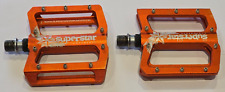 Superstar Components Nano Flat Pedal Aluminium MTB - Orange, made in the UK. for sale  Shipping to South Africa