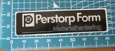 Perstorp form sticker usato  Serole