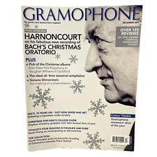 Revista Gramophone Diciembre 2007 Música Clásica Ópera Bach Harnoncourt segunda mano  Embacar hacia Mexico