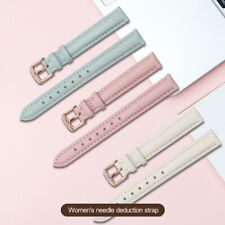 12/13/14/15/16/17/18/20mm Leather Ladies Watch Strap For Weilushi Feiyada Fossil, used for sale  Shipping to South Africa