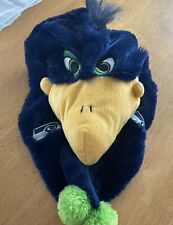Team Heads Blue ⁠Seattle Seahawks NFL Mascot Plush Warm Hat Long Tassels Adult for sale  Shipping to South Africa