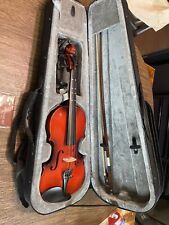 🎻 Conjunto de violino Eastar com estojo rígido arco ombro descanso violino Ver descrição comprar usado  Enviando para Brazil