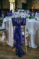 Purple chiffon wedding for sale  HUNTINGDON