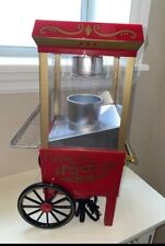 Nostalgia Old Fashioned Hot Air Popcorn Maker Machine - Tabletop Cart, used for sale  Shipping to South Africa