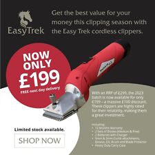 Cordless horse clippers for sale  ABERGAVENNY