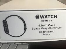 Smartwatch Apple Watch Series 3 42mm GPS + LTE cinza espacial com pulseira preta comprar usado  Enviando para Brazil