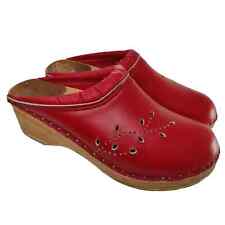 Red wooden clogs for sale  Montgomery