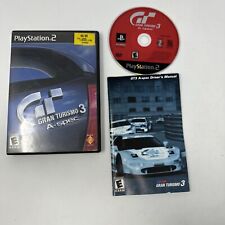 Gran Turismo 3 A-spec PS2 Sony PlayStation 2 CIB etiqueta preta completa comprar usado  Enviando para Brazil