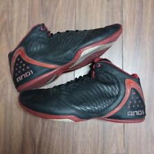 And1 Basketball Trainer Black UK12 Mid Mens 322101 China Sneaker Shoe for sale  Shipping to South Africa