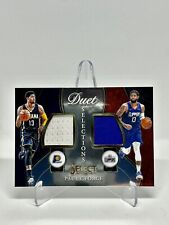 Parche de camiseta Paul George 2020-21 Panini Select Duet Selections doble GU, usado segunda mano  Embacar hacia Argentina