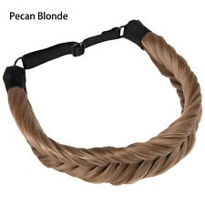 Used, Synthetic Headband Fishtail Braids Hair With Adjustable Belt Plaited Hairband for sale  Shipping to South Africa