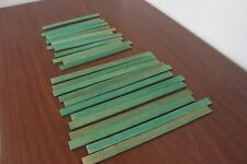 Large Lot of 24 Vintage Lincoln Log Roof Planks 12" and 9" Wood Shingles Green , used for sale  Shipping to United Kingdom
