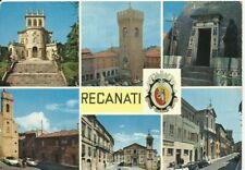 Cartolina recanati vedutine usato  Venaria Reale