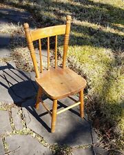 Silla de madera vintage para niños, usado segunda mano  Embacar hacia Argentina