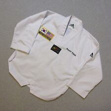 ADIDAS 130CM JÓVENES NIÑOS TAE KWON DO CAMPEÓN FEDERACIÓN KARATE GI UNIFORME SUPERIOR segunda mano  Embacar hacia Mexico