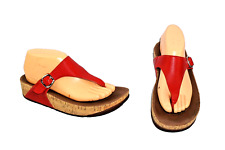 Fitflop red leather for sale  SOUTHAMPTON