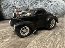 Black 41 Willys Coupe Gasser Pro Street Rod Muscle Machines 1:24 1941 comprar usado  Enviando para Brazil