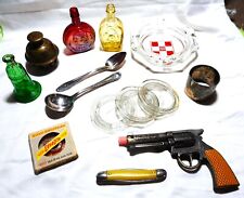 Lote de cajones de chatarra del abuelo ~ botellas, plata, cuchillo, pistola de juguete y más TODOS de colección, usado segunda mano  Embacar hacia Argentina