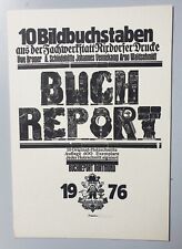 Rixdorfer Drucke: Buchreport Sammelalbum 1976, Holzschnitte limitiert nummeriert comprar usado  Enviando para Brazil