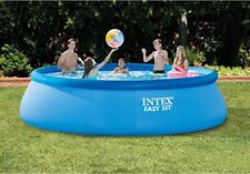 Intex 15' x 48" Inflatable Easy Set Above Ground Swimming Pool w/ Ladder & Pump for sale  Brooklyn