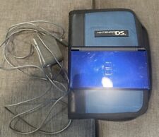 Nintendo DS Lite Handheld Console Cobalt/Black W/ Charger and Case for sale  Shipping to South Africa
