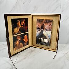 Titanic Book pacote VHS cassete conjunto com 2 fitas 1997 fac-símile Leonardo DiCaprio comprar usado  Enviando para Brazil
