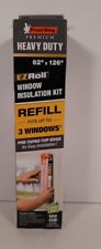 Kit de isolamento de janela Frost King premium resistente 62”x126” ez roll comprar usado  Enviando para Brazil