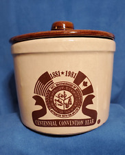 Vintage Monmouth Crock "United Brick and Clay Workers AFL CIO" Centennial Conv. for sale  Shipping to South Africa