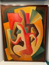 Vintage Painting "Composition with 2 Figurines" signed  A. Mikhaylov, Russian for sale  Brooklyn