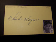 Charlie wagner signed d'occasion  Expédié en Belgium