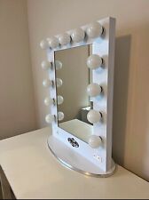 Lighted white mirror for sale  Piscataway