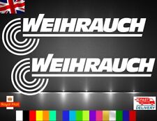 WEIHRAUCH AIR RIFLE CASE STICKER, BOX STICKER, LOCKER STICKER AIR RIFLE X2 COLOR, used for sale  Shipping to South Africa