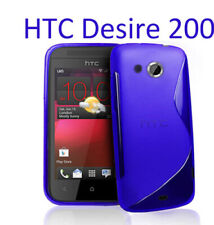 Żelowe silikonowe etui TPU S-LINE niebieskie do HTC Desire 200 na sprzedaż  Wysyłka do Poland