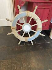 Wooden ship wheel. for sale  BRIDGEND